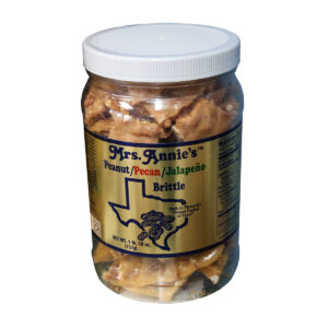 Mix Brittle, Peanut, Pecan Jalapeño, Half Gallon Jar, Mrs. Annie's Peanut Patch