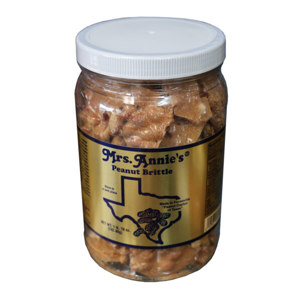 Peanut Brittle, Half Gallon Jar, Mrs. Annie's Peanut Patch