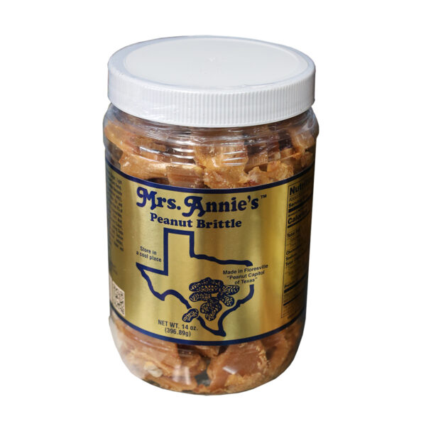 Peanut Brittle, Quart Jar, Mrs. Annie's Peanut Patch