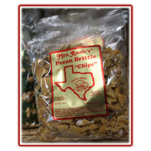 Pecan Brittle Chips 14 oz Mrs. Annie's Peanut Patch