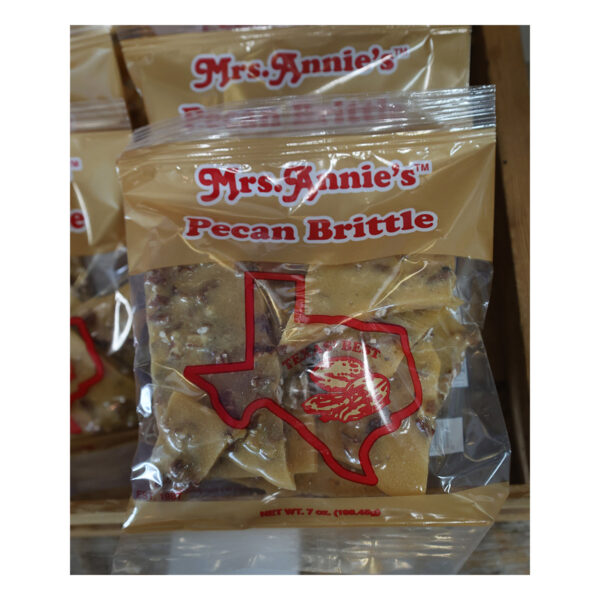 Pecan Brittle 7 oz. Mrs. Annie's Peanut Patch