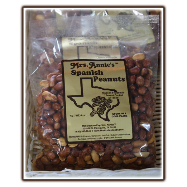 Spanish Roasted Peanuts 6 oz Mrs. Annie's Peanut Patch